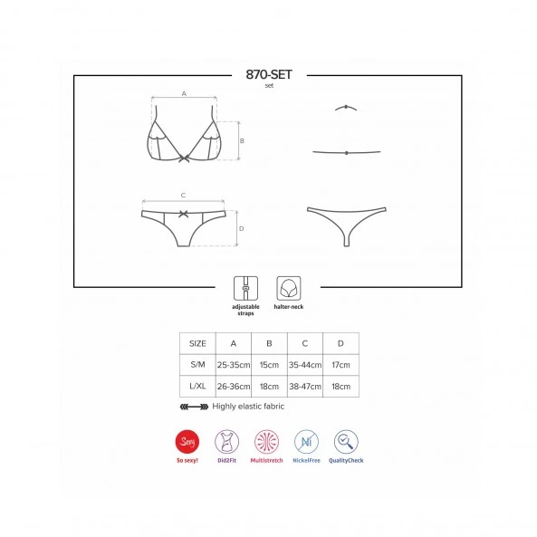 Obsessive Ensemble 2 Pièces 870-SET 5 Obsessive Ensemble 2 Pièces 870-SET – Image 5