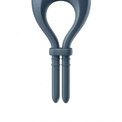 Satisfyer Cockring Vibrant Connecté Bullseye -Sextoy Soldes anneau cockring connect bullseye gris 03