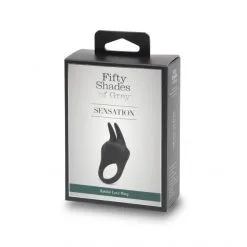 Fifty Shades Of Grey Cockring Rabbit Sensation -Sextoy Soldes anneau cockring sensation vibrating rabbit love ring 08