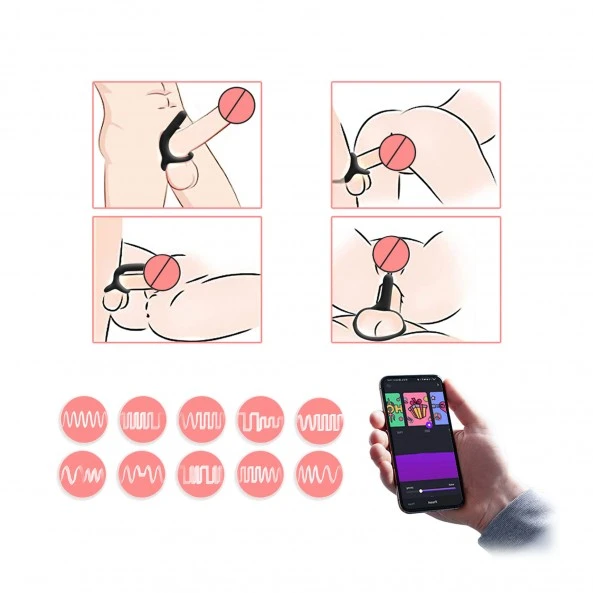 Magic Motion Anneau Cockring Vibrant Connecté Rise Smart Wearable 6 Magic Motion Anneau Cockring Vibrant Connecté Rise Smart Wearable – Image 6