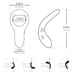 Lovense Anneau Vibrant Diamo -Sextoy Soldes anneau vibrant diamo 05