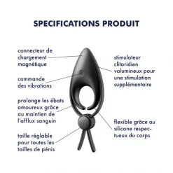 Satisfyer Anneau Vibrant Sniper -Sextoy Soldes anneau vibrant sniper 06