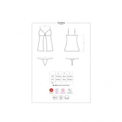 Obsessive Babydoll Contica -Sextoy Soldes babydoll contica noir obsessive 05