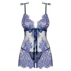 Obsessive Babydoll Flowlace 6 Obsessive Babydoll Flowlace -Sextoy Soldes babydoll flowlace obsessive bleu 03