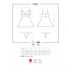 Obsessive Babydoll 810-BAB -Sextoy Soldes babydoll obsessive 810 bab tailles