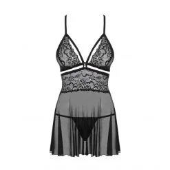 Obsessive Babydoll 838-BAB -Sextoy Soldes babydoll 838 bab noir 3