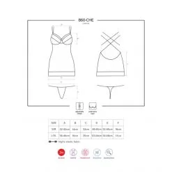 Obsessive Babydoll 860-BAB 9 Obsessive Babydoll 860-BAB -Sextoy Soldes babydoll 860 bab 5