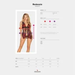 Obsessive Babydoll Redessia -Sextoy Soldes babydoll redessia 07