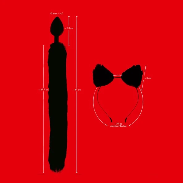 Bad Kitty Kit Plug Anal Et Serre-Tête Félin 6 Bad Kitty Kit Plug Anal Et Serre-Tête Félin – Image 6