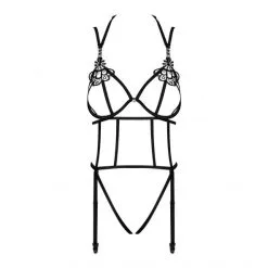 Obsessive Body Ouvert Badossa -Sextoy Soldes badossa body ouvert noir 5