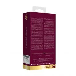 Ouch! Bâillon Anneau Silicone Halo -Sextoy Soldes baillon anneau silicone halo ouch bordeaux 06