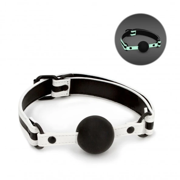 Nsnovelties Bâillon Boule Photoluminescent Glo 1 Nsnovelties Bâillon Boule Photoluminescent Glo