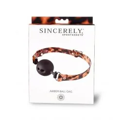 Sportsheets Bâillon Boules Ajustable Amber -Sextoy Soldes baillon boules ajustable amber 04