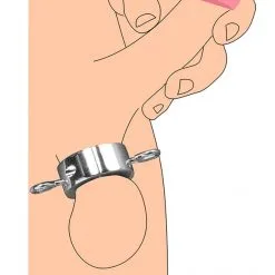 Master Series Ball Stretcher Ball Trap Métal -Sextoy Soldes ball stretcher ball trap 04