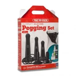Doc Johnson Coffret Gode Ceinture Vac-U-Lock Pegging Set -Sextoy Soldes bdt coffret gode ceinture vac u lock pegging set 5