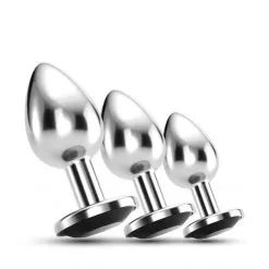 Crushious Kit 3 Plugs Bijou Anal Train Trio