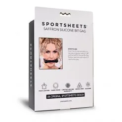 Sportsheets Bâillon Mors Silicone Bit Gag Saffron -Sextoy Soldes billon mors silicone bit gag saffron 05