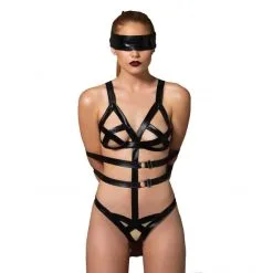 LEG AVENUE Body Kinky Avec Bandeau Occultant