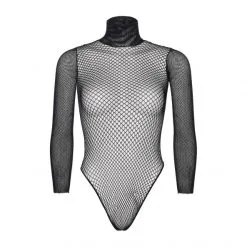 LEG AVENUE Body Manche Longue Fishnet -Sextoy Soldes body large resille leg avenue 3