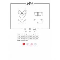 Obsessive Body Alluria Corset -Sextoy Soldes body obsessive alluria grille des tailles