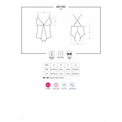 Obsessive Body Ouvert 841-TED -Sextoy Soldes body ouvert obsessive 841 ted tailles