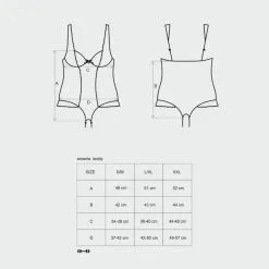 Obsessive Body Amanta 5 Obsessive Body Amanta -Sextoy Soldes body noir sexy amanta obsessive grille des tailles