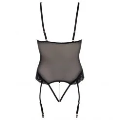 Cottelli Bondage Body Ouvert Jarretelle Et Menottes -Sextoy Soldes body ouvert jarretelle menotte cottelli bondage 06