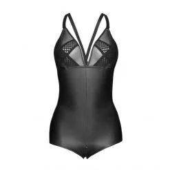 Noir Handmade Combishort Promiscous F107 - 3XL -Sextoy Soldes body promiscous f107 noir handmade 3