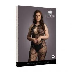 LE DÉSIR Bodystocking Criss Cross Neck Queen Size -Sextoy Soldes bodystocking criss cross neck le desire 03