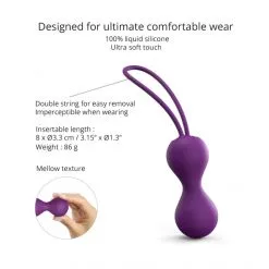 Love To Love Boules De Geisha Joia -Sextoy Soldes boules de geisha joia violet 03