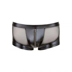 Svenjoyment Boxer Simili Cuir Brillant Fermeture Eclair -Sextoy Soldes boxer simili cuir brillant fermetureeclair noir 07