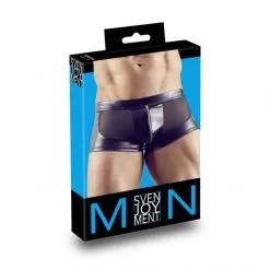 Svenjoyment Boxer Simili Cuir Brillant Fermeture Eclair -Sextoy Soldes boxer simili cuir brillant fermetureeclair noir 09