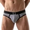 TOF Paris Brief Stripes Push-Up Bottomless