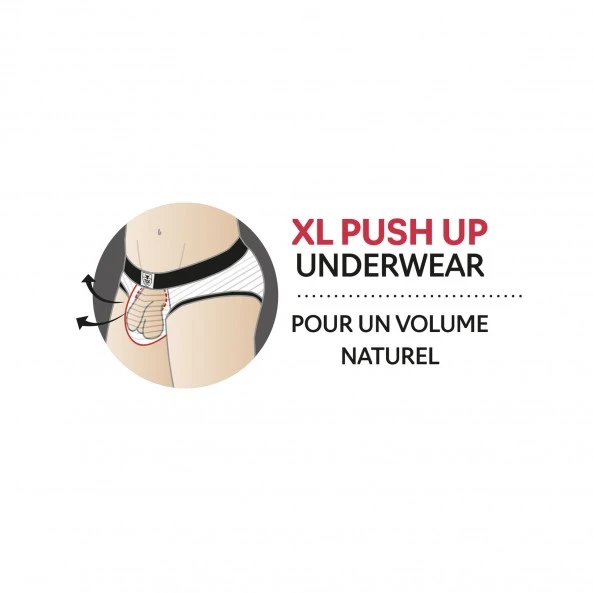 TOF Paris Brief Stripes Push-Up Bottomless 7 TOF Paris Brief Stripes Push-Up Bottomless – Image 7