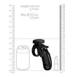 MAN CAGE Cage à Pénis Chastity Avec Electro-Stimulation -Sextoy Soldes cage a penis chastity avec electro stimulation 05