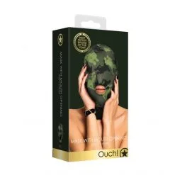 Ouch! Cagoule Ouverture Bouche Army Theme -Sextoy Soldes cagoule ouverture bouche army theme ouch 03