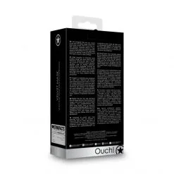 Ouch! Cagoule Ouverture Yeux Et Bouche Velvet -Sextoy Soldes cagoule ouverture yeux et bouche vv 08