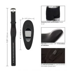 CalExotics Caleçon Vibrant Télécommandé Brief Set -Sextoy Soldes calecon vibrant telecommande brief set 07