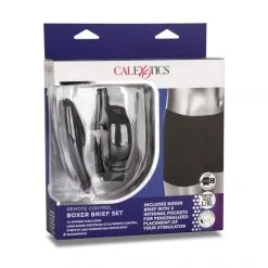 CalExotics Caleçon Vibrant Télécommandé Brief Set -Sextoy Soldes calecon vibrant telecommande brief set 10