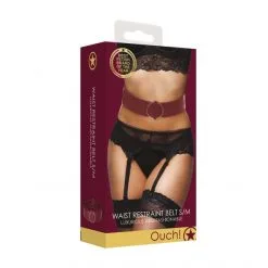 Ouch! Ceinture Taille Halo -Sextoy Soldes ceinture halo ouch bordeaux 05