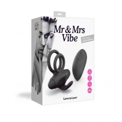 Love To Love Cockring Télécommandé Mr & Mrs Vibe -Sextoy Soldes cockring telecommande mr mrs vibe 7