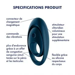 Satisfyer Cockring Vibrant Glorious Duo -Sextoy Soldes cockring vibrant glorious duo 06