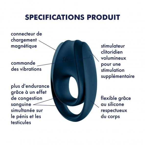 Satisfyer Cockring Vibrant Incredible Duo 6 Satisfyer Cockring Vibrant Incredible Duo – Image 6