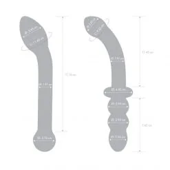GLÄS Coffret 2 Double Dong G-Spot Pleasure 15 GLÄS Coffret 2 Double Dong G-Spot Pleasure -Sextoy Soldes coffret 2 doubledong g spot pleasure 07