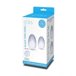 GLÄS Coffret 2 Œufs En Verre Yoni Eggs -Sextoy Soldes coffret 2 oeufs en verre yoni eggs 08