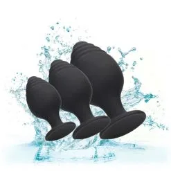 Ouch! Coffret 3 Plugs Anal Rippled -Sextoy Soldes coffret 3 plug anal rippled 05