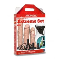 Doc Johnson Coffret Gode Ceinture Vac-U-Lock Extreme Set -Sextoy Soldes coffret gode ceinture vac u lock extreme set 5