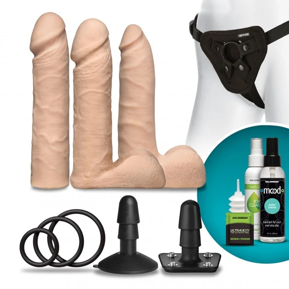 Doc Johnson Coffret Gode Ceinture Vac-U-Lock UltraSkyn Set 1 Doc Johnson Coffret Gode Ceinture Vac-U-Lock UltraSkyn Set
