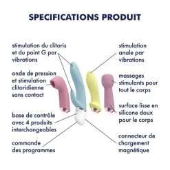 Satisfyer Coffret Sextoys Marvelous Four 12 Satisfyer Coffret Sextoys Marvelous Four -Sextoy Soldes coffret sextoys marvelous four 05