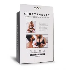 Sportsheets Collier Menottes Neck Et Wrist Restraint Saffron -Sextoy Soldes collier menottes neck et wrist restraint saffron 07